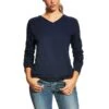 Ariat Ladies FR V-Neck Navy T-shirt -Deals Cowgirl Kit Store 100003 default l