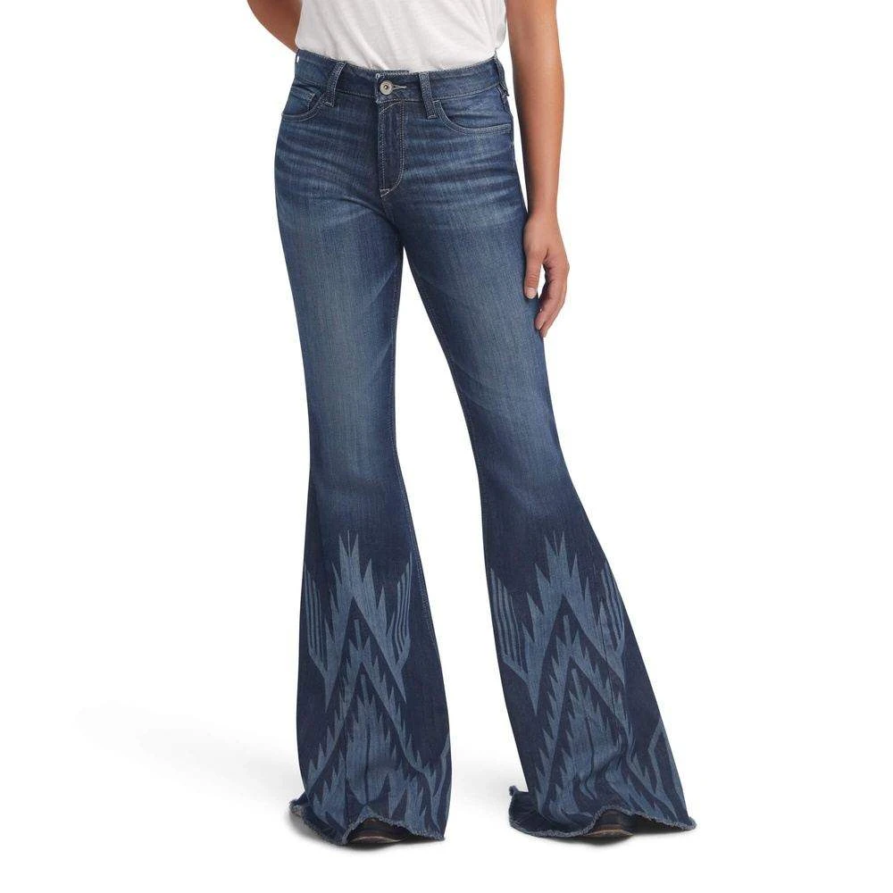 Ariat Women's HR Chimayo Flare Jeans 4 Ariat Women's HR Chimayo Flare Jeans - Image 2