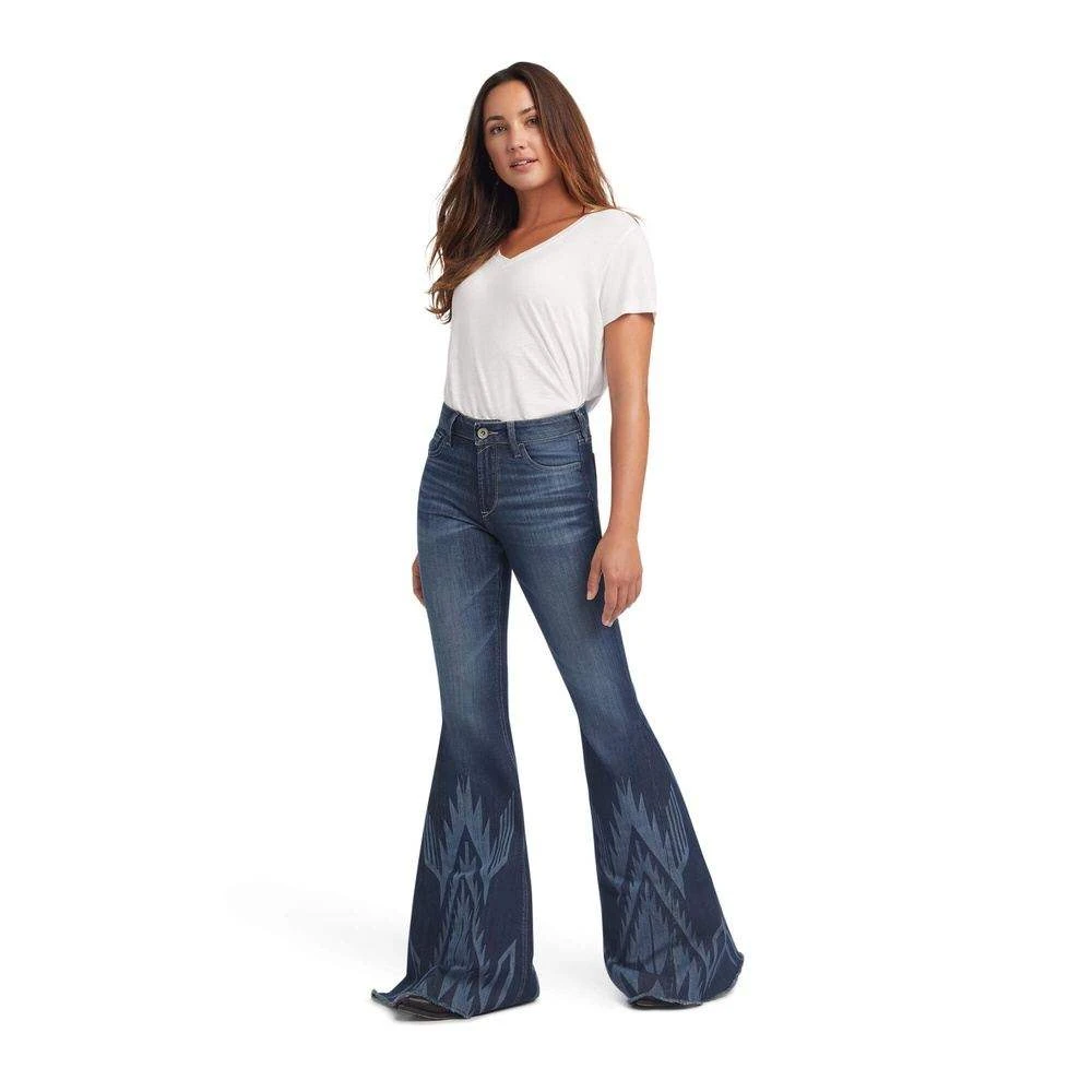 Ariat Women's HR Chimayo Flare Jeans 5 Ariat Women's HR Chimayo Flare Jeans - Image 3
