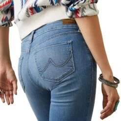 Ariat Women's Perfect Rise Katie Flare Louisiana Jean -Deals Cowgirl Kit Store 10043174 detail03