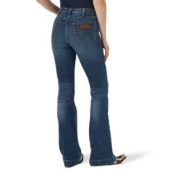Wrangler Women's Retro Lauren High Rise Trouser -Deals Cowgirl Kit Store 11MPEHL 3