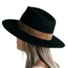 Gigi Pip Black Miller Fedora With Brown Band Fashion Hat -Deals Cowgirl Kit Store 125172 default l