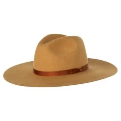 Rodeo King Camel Fur Felt 4in. Brim Copper Band Fashion Hat