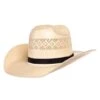 American Hats Fancy Vent Diamond Weave 9 Line Black Band 3 3/4in. Brim Straw Fashion Hat -Deals Cowgirl Kit Store 128973 default l