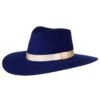 Women's M+F Navy With Cream Band Fashion Hat -Deals Cowgirl Kit Store 131476 default l