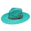 Charlie 1 Horse Right Meow 3 3/4in. Turquoise Straw Fashion Hat -Deals Cowgirl Kit Store 132995 default l