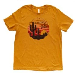 Mason Jar Label Llc Vintage Mustard Strong/Wild Tee