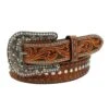 Womens Tooled Feather/Arrow Belt 2 Womens Tooled Feather/Arrow Belt -Deals Cowgirl Kit Store 139005 default l