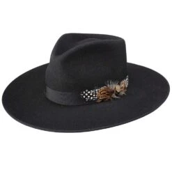 Stetson Hats Black Midtown 2 3/4in. Bound Edge Brim Fashion Hat