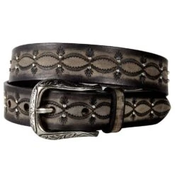 Women's Distressed Studded Belt