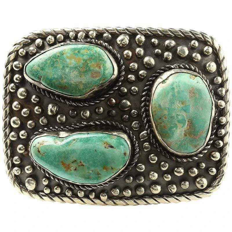 Paige Wallace Women's Turquoise Three Stone Buckle 3 Paige Wallace Women's Turquoise Three Stone Buckle