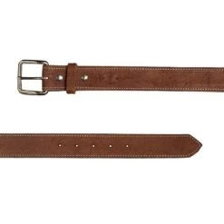 Texas Saddlery Brown Rough Out Belt
