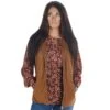 True Blue Womens Curium Suede Quilted Vest -Deals Cowgirl Kit Store 148336 default l