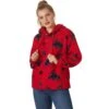 Wrangler Women's Western Print Red Sherpa Hoodie -Deals Cowgirl Kit Store 149146 default l