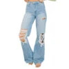 Flying Monkey Women's 90's Vintage High Rise Distressed Jeans -Deals Cowgirl Kit Store 152282 default l