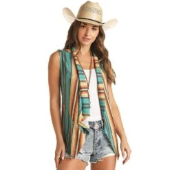 Rock & Roll Denim Women's Roll Serape Vest -Deals Cowgirl Kit Store 156013 default l a08127d9 04c5 466d b28d 86a1baf09e1e
