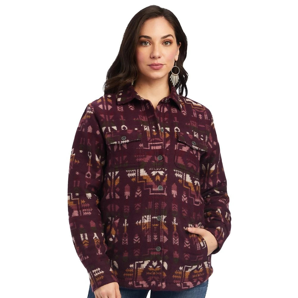 Ariat Womens Shacket Shirt Jacket Laredo JCD 3 Ariat Womens Shacket Shirt Jacket Laredo JCD