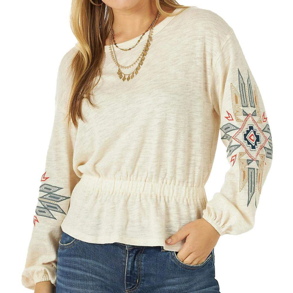 Wrangler Women's Retro Gathered Waist Top 5 Wrangler Women's Retro Gathered Waist Top - Image 3