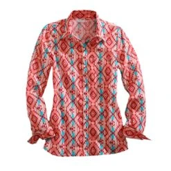 Tin Haul Women's Aztec Serape Print Snap Shirt