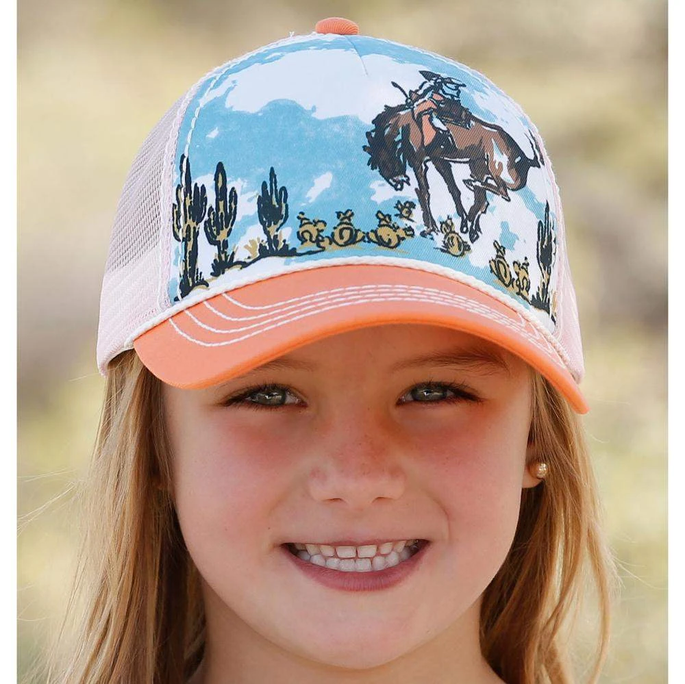 Cruel Girl Western Scene Trucker Mesh Back Cap 3 Cruel Girl Western Scene Trucker Mesh Back Cap