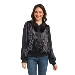 Ariat Women's Satin Bomber Jacket
