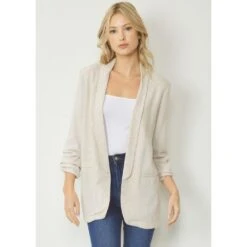 Entro Womens Natural Blazer Jacket
