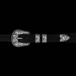 Vogt Silversmiths The Black River Buckle Set