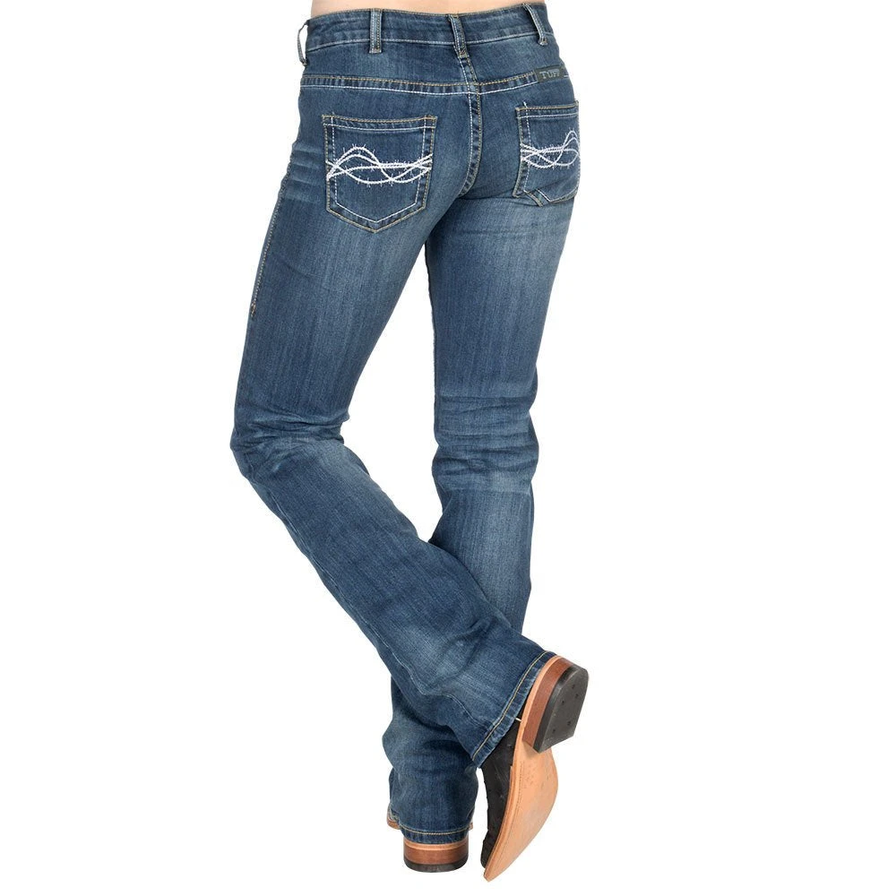 Cowgirl Tuff Co Women's Don't Fence Me In Jeans 3 Cowgirl Tuff Co Women's Don't Fence Me In Jeans