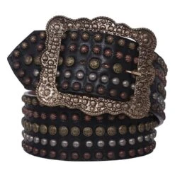 Women's Double J 3in. Studded Belt