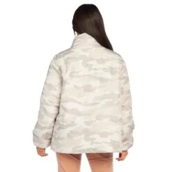 Women's Mud Pie Wade Taupe Camo Puffer Jacket -Deals Cowgirl Kit Store 80340045TP 3