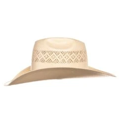 American Hats Fancy Vent Diamond Weave 9 Line Black Band 3 3/4in. Brim Straw Fashion Hat -Deals Cowgirl Kit Store 8300S9LBLK375 3