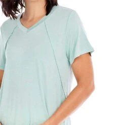 Mud Pie Women's Seafoam Minah V-Neck Tee -Deals Cowgirl Kit Store 85100154SF 05