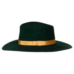 Women's M+F Green With Gold Band Fashion Hat -Deals Cowgirl Kit Store 98T7890628 2