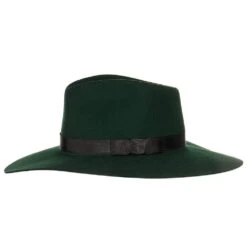 Women's M+F Green With Black Band Fashion Hat -Deals Cowgirl Kit Store 98T7890828 2