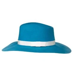 Women's M+F Turquoise With White Band Fashion Hat -Deals Cowgirl Kit Store 98T7891333 2