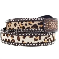 Rafter T Ranch Company Ladies Gator Leopard Print Belt -Deals Cowgirl Kit Store BT626 2