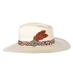 Charlie 1 Horse Heatseeker 3 3/4` Brim Leopard Band -Deals Cowgirl Kit Store CSHESK 343681 2