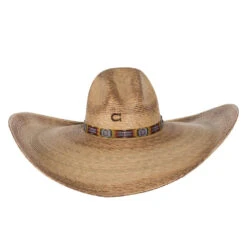 Charlie 1 Horse Coyote 7` Brim Beaded Band -Deals Cowgirl Kit Store CSYOT 8570BB 1