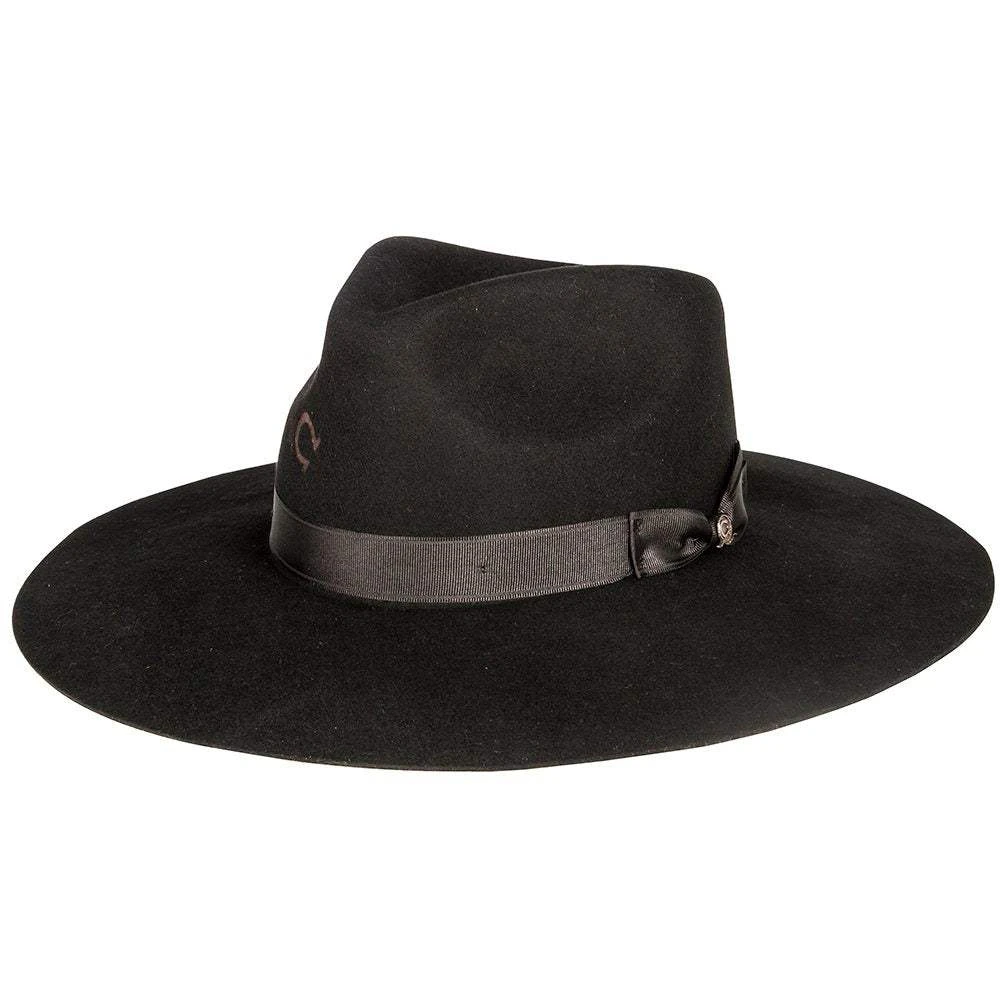 Charlie 1 Horse Women's Black Highway Fashion Hat 3 3/4in Brim 5 Charlie 1 Horse Women's Black Highway Fashion Hat 3 3/4in Brim - Image 3
