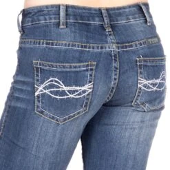 Cowgirl Tuff Co Women's Don't Fence Me In Jeans 10 Cowgirl Tuff Co Women's Don't Fence Me In Jeans -Deals Cowgirl Kit Store FENCE 31