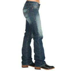 CinchWomens Ada Mid Rise Relaxed Med Wash Bootcut Jean -Deals Cowgirl Kit Store MJ80252071 2