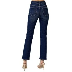Risen Jeans Women's High Rise Straight Jeans -Deals Cowgirl Kit Store RDP5290 02