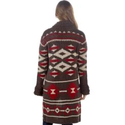 Montanaco Montana Long Aztec Sweater Cardigan -Deals Cowgirl Kit Store S004 04