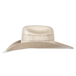 American Hats AHC Tuf Cooper 8810 4 1/4in. Brim Rancher Crease Straw Cowboy Hat -Deals Cowgirl Kit Store TC8810RC2CCHOC42 2