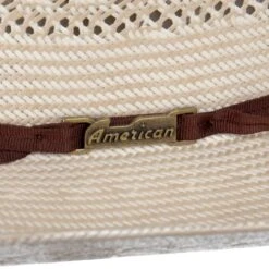 American Hats AHC Tuf Cooper 8810 4 1/4in. Brim Rancher Crease Straw Cowboy Hat -Deals Cowgirl Kit Store TC8810RC2CCHOC42 3